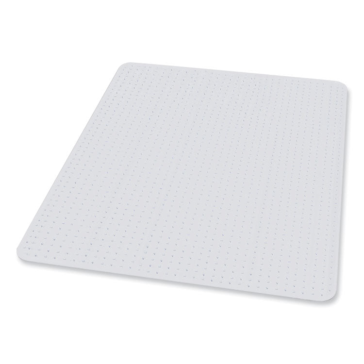 ES Robbins® EverLife Chair Mat for Medium Pile Carpet, 48 x 96, Clear, Ships in 4-6 Business Days (ESR122581)