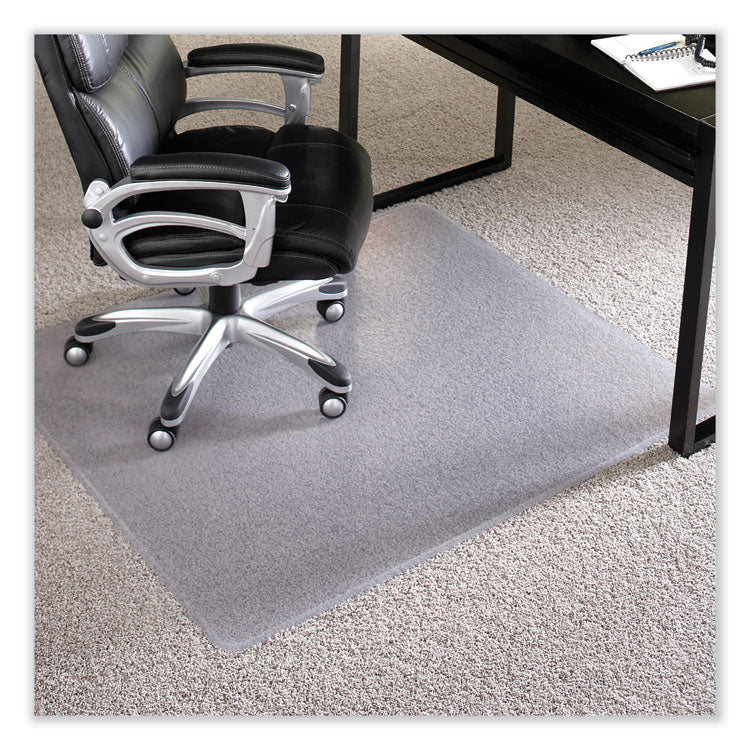 ES Robbins® EverLife Chair Mat for Extra High Pile Carpet, 36 x 48, Clear, Ships in 4-6 Business Days (ESR124081)