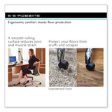 ES Robbins® EverLife Chair Mat for Extra High Pile Carpet with Lip, 36 x 48, Clear, Ships in 4-6 Business Days (ESR124083)