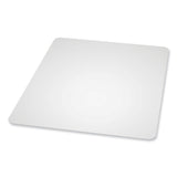 ES Robbins® EverLife Textured Chair Mat for Hard Floors, Square, 60 x 60, Clear, Ships in 4-6 Business Days (ESR132631)
