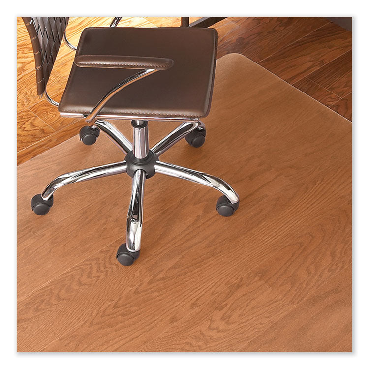 ES Robbins® EverLife Chair Mat for Hard Floors, Heavy Use, Rectangular, 60 x 72, Clear, Ships in 4-6 Business Days (ESR132731)