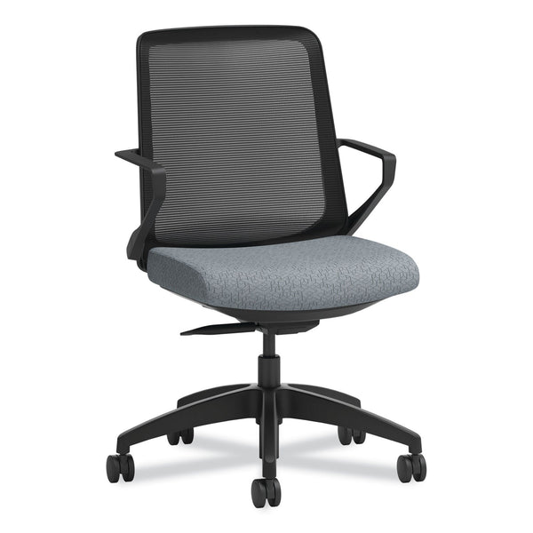 HON® Cliq Office Chair, Supports Up to 300 lb, 17" to 22" Seat Height, Basalt Seat/Black Back/Base (HONCLQIMAPX25T) Each
