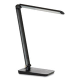 Safco® Vamp LED Wireless Charging Lamp, Multi-pivot Neck, 16.75" High, Black, Ships in 1-3 Business Days (SAF1009BL) Each