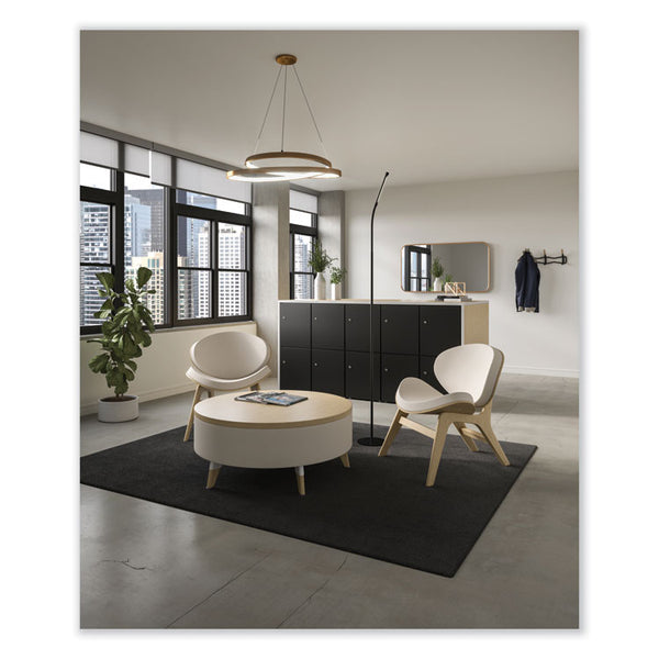 Safco® Resi LED Floor Lamp, Gooseneck, 60" Tall, Black, Ships in 1-3 Business Days (SAF1017BL) Each