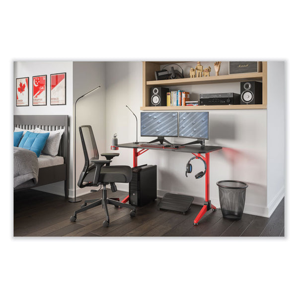 Safco® Resi LED Desk Lamp, Gooseneck, 18.5' High, Black, Ships in 1-3 Business Days (SAF1018BL) Each