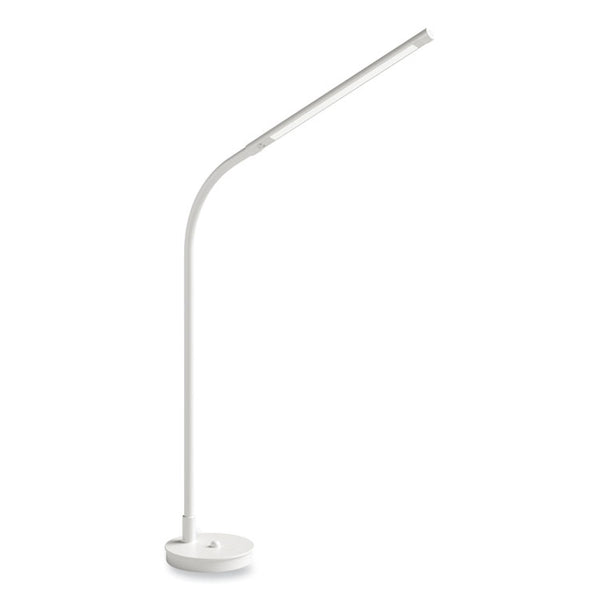Safco® Resi LED Desk Lamp, Gooseneck, 18.5" High, White, Ships in 1-3 Business Days (SAF1018WH) Each