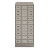 Safco® Triple Sloped Metal Locker Hood Addition, 36w x 18d x 6h, Tan, Ships in 1-3 Business Days (SAF5518TN) Each