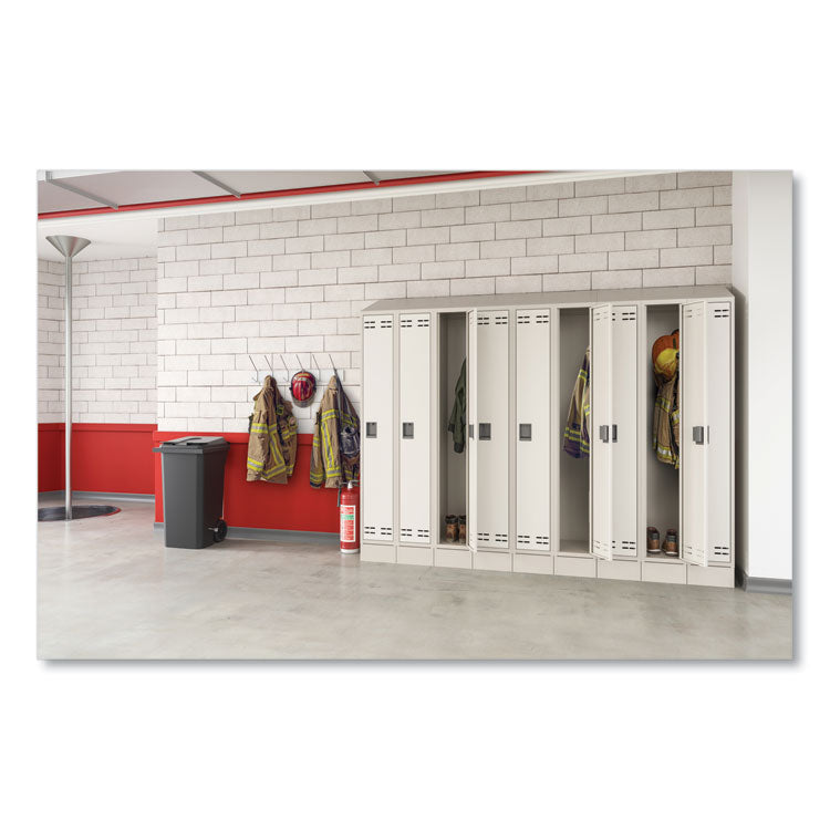 Safco® Triple Sloped Metal Locker Hood Addition, 36w x 18d x 6h, Tan, Ships in 1-3 Business Days (SAF5518TN) Each