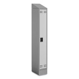 Safco® Single Continuous Metal Locker Base Addition, 11.7w x 16d x 5.75h, Gray, Ships in 1-3 Business Days (SAF5519GR)