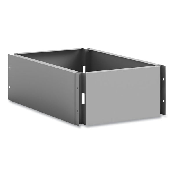Safco® Single Continuous Metal Locker Base Addition, 11.7w x 16d x 5.75h, Gray, Ships in 1-3 Business Days (SAF5519GR)