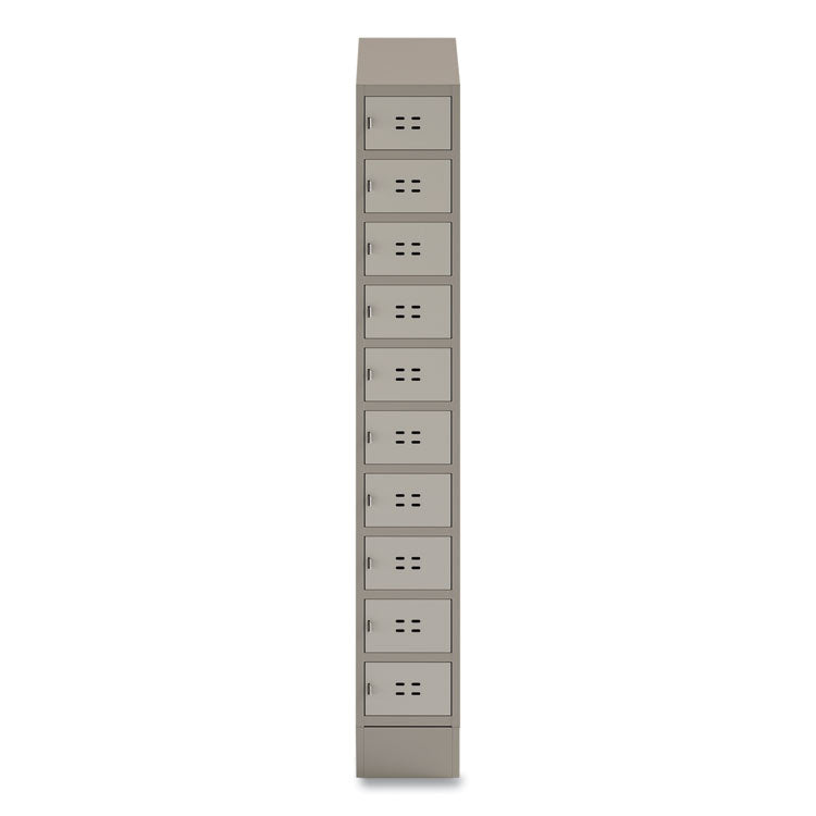 Safco® Single Continuous Metal Locker Base Addition, 11.7w x 16d x 5.75h, Tan, Ships in 1-3 Business Days (SAF5519TN)