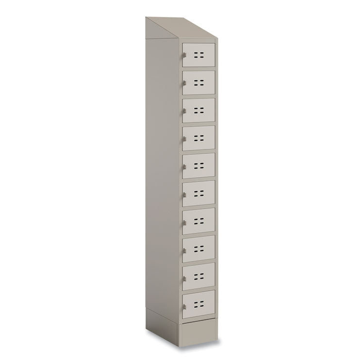 Safco® Single Continuous Metal Locker Base Addition, 11.7w x 16d x 5.75h, Tan, Ships in 1-3 Business Days (SAF5519TN)
