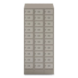 Safco® Triple Continuous Metal Locker Base Addition, 35w x 16d x 5.75h, Tan, Ships in 1-3 Business Days (SAF5520TN)