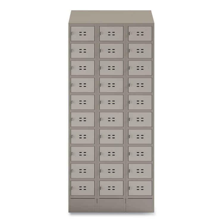 Safco® Triple Continuous Metal Locker Base Addition, 35w x 16d x 5.75h, Tan, Ships in 1-3 Business Days (SAF5520TN)
