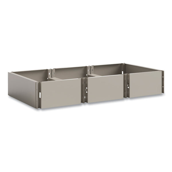 Safco® Triple Continuous Metal Locker Base Addition, 35w x 16d x 5.75h, Tan, Ships in 1-3 Business Days (SAF5520TN)