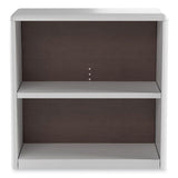 Safco® ValueMate Economy Bookcase, Two-Shelf, 31.75w x 13.5d x 28h, Gray, Ships in 1-3 Business Days (SAF7170GR)