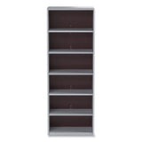 Safco® ValueMate Economy Bookcase, Six-Shelf, 31.75w x 13.5d x 80h, Gray, Ships in 1-3 Business Days (SAF7174GR)