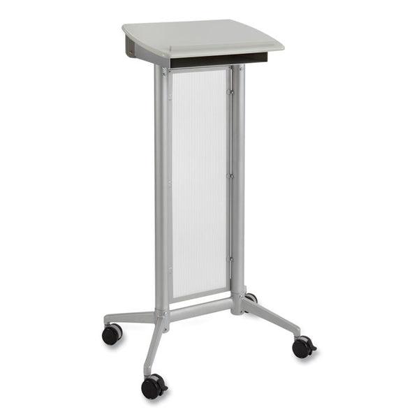 Safco® Impromptu Lectern, 26.5 x 18.75 x 46.5, Gray, Ships in 1-3 Business Days (SAF8912GR)