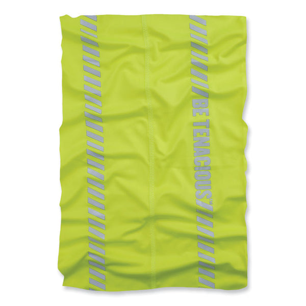 ergodyne® Chill-Its 6487R Reflective Cooling Multi-Band, Polyester/Spandex, One Size Fits Most, Hi-Vis Lime, Ships in 1-3 Business Days (EGO42130) Each