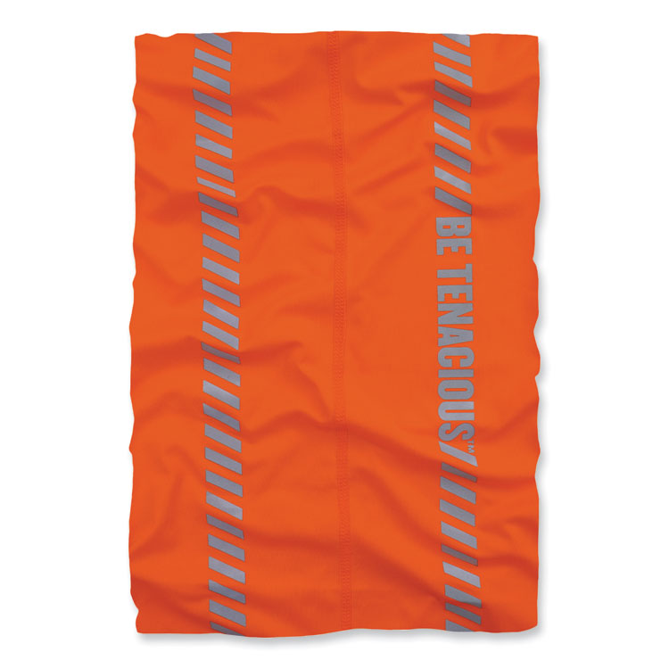 ergodyne® Chill-Its 6487R Reflective Cooling Multi-Band, Polyester/Spandex, One Size Fit Most, HiVis Orange, Ships in 1-3 Business Days (EGO42131) Each