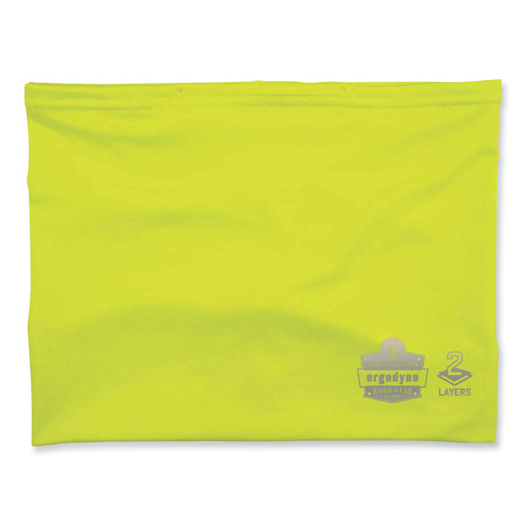 ergodyne® Chill-Its 6489 2-Layer Cooling Performance Knit Multi-Band, Polyester/Spandex, S/M, HiVis Lime, Ships in 1-3 Business Days (EGO42144) Each