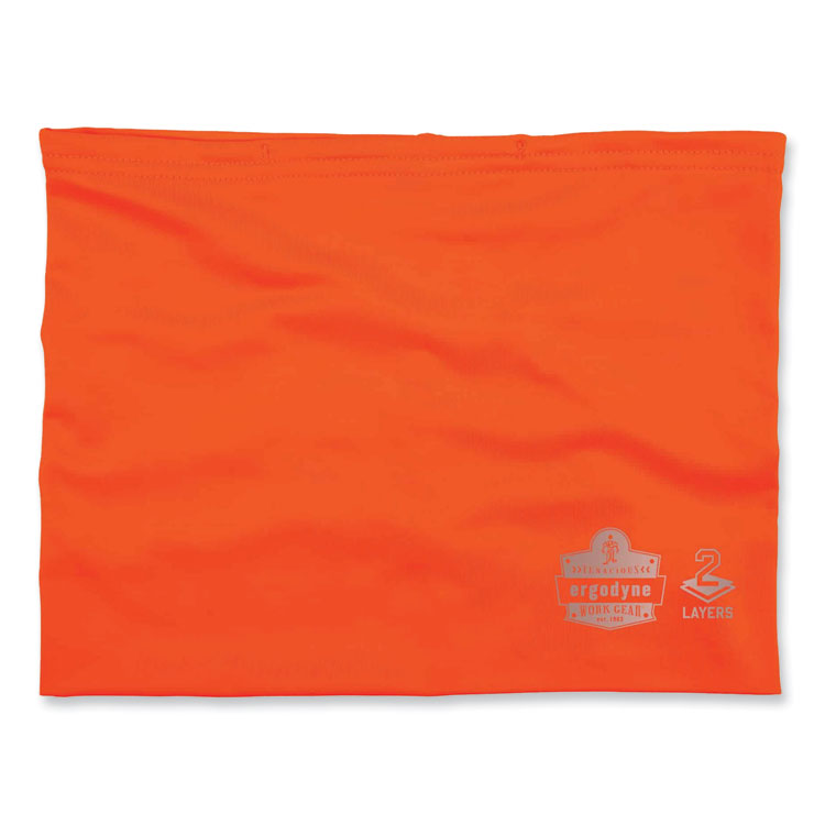 ergodyne® Chill-Its 6489 2-Layer Cooling Performance Knit Multi-Band, Polyester/Spandex, L/XL, HiVis Orange, Ships in 1-3 Business Days (EGO42147) Each
