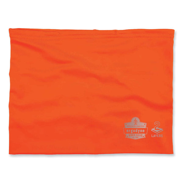 ergodyne® Chill-Its 6489 2-Layer Cooling Performance Knit Multi-Band, Polyester/Spandex,2XL/3XL,HiVis Orange,Ships in 1-3 Business Days (EGO42152) Each