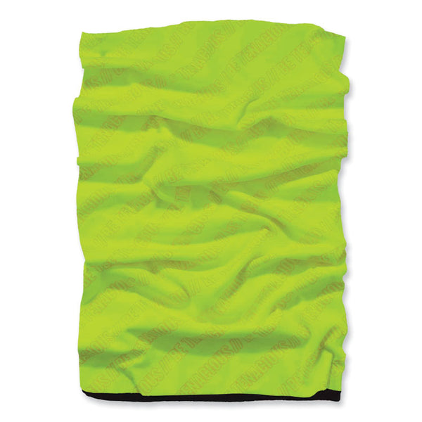 ergodyne® N-Ferno 6491 Reversible Thermal Fleece + Poly Multi-Band, One Size Fits Most, Lime, Ships in 1-3 Business Days (EGO42320)
