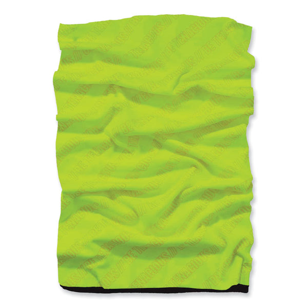ergodyne® N-Ferno 6491 Reversible Thermal Fleece + Poly Multi-Band, One Size Fits Most, Lime, Ships in 1-3 Business Days (EGO42320) Each