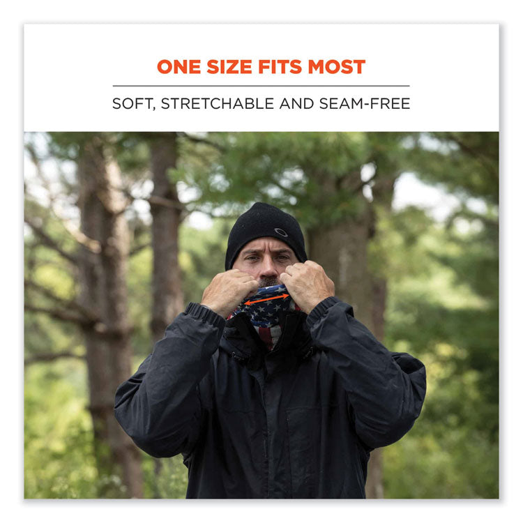 ergodyne® N-Ferno 6491 Reversible Thermal Fleece + Poly Multi-Band, One Size Fits Most, Light Gray Fade, Ships in 1-3 Business Days (EGO42322) Each