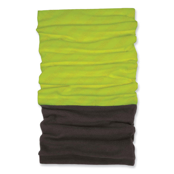 ergodyne® N-Ferno 6492 2-Piece Thermal Fleece + Poly Multi-Band, One Size Fits Most, Lime, Ships in 1-3 Business Days (EGO42330)