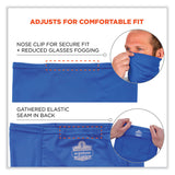 ergodyne® Chill-Its 6483  Cooling Neck Gaiter Bandana Pocket, Polyester/Spandex, Large/X-Large, Blue, Ships in 1-3 Business Days (EGO42134) Each