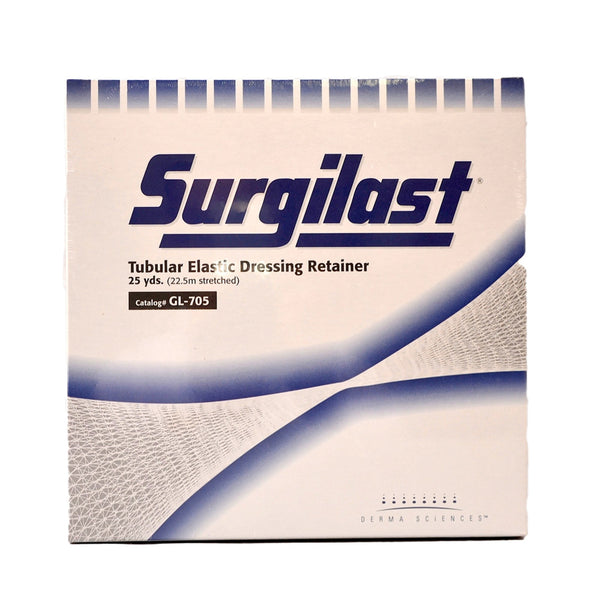 Surgilast® Elastic Net Retainer Dressing Tubular Elastic 25 Yard Size 5 White Small Head / Shoulder / Thigh NonSterile (450916_BX) 1/BX