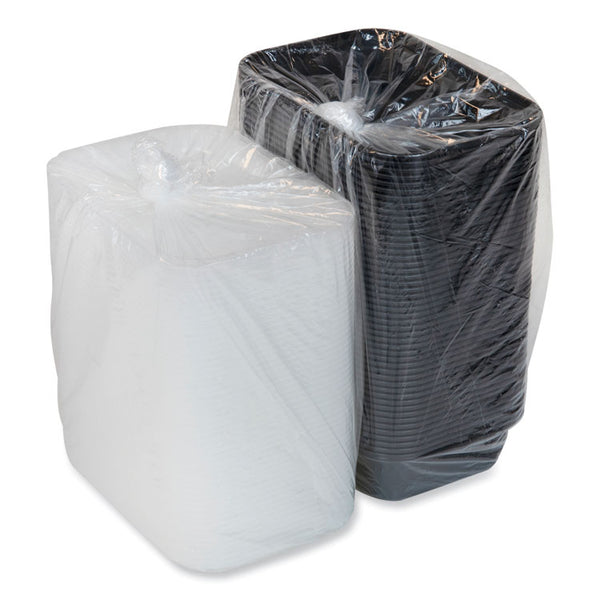 Pactiv Evergreen EarthChoice Versa2Go Microwaveable Container, 36 oz, 8.4 x 5.6 x 2, Black/Clear, Plastic, 150/Carton (PCTNV2GRT3688B) Case of 150