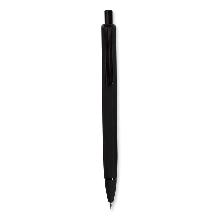 U Brands Cambria Soft Touch Mechanical Pencil, 0.7 mm, HB (#2), Black Lead, Black Barrel, 12/Pack (UBR5008U0124) Each