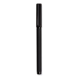 U Brands Catalina Soft Touch Porous Point Pen, Stick, Fine 0.7 mm, Black Ink, Black Barrel, Dozen (UBR5007U0124) Each