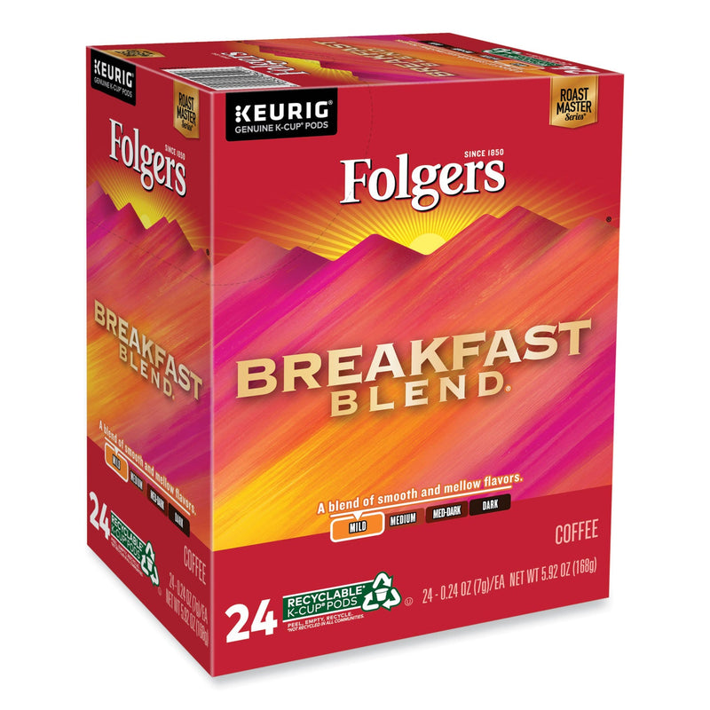 Folgers® Breakfast Blend Coffee K-Cups, 24/Box (GMT0448) Box of 24