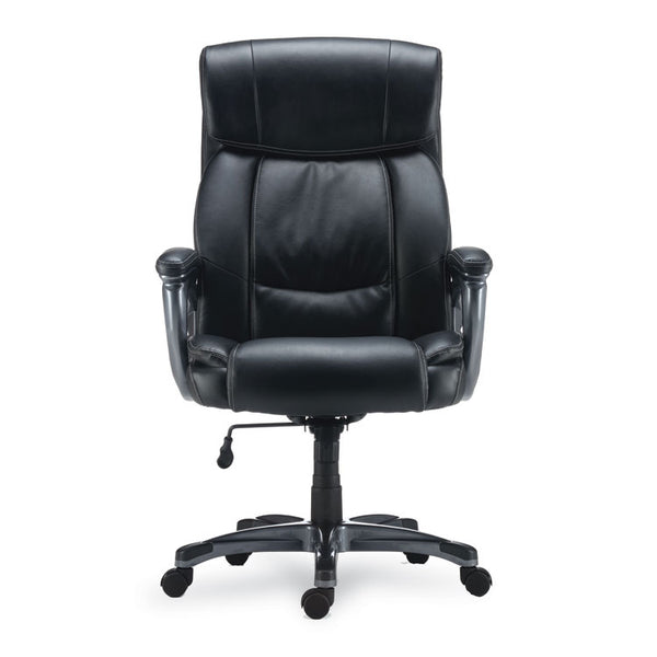 Alera® Alera Egino Big and Tall Chair, Supports Up to 400 lb, Black Seat/Back, Black Base (ALEEG44B19)