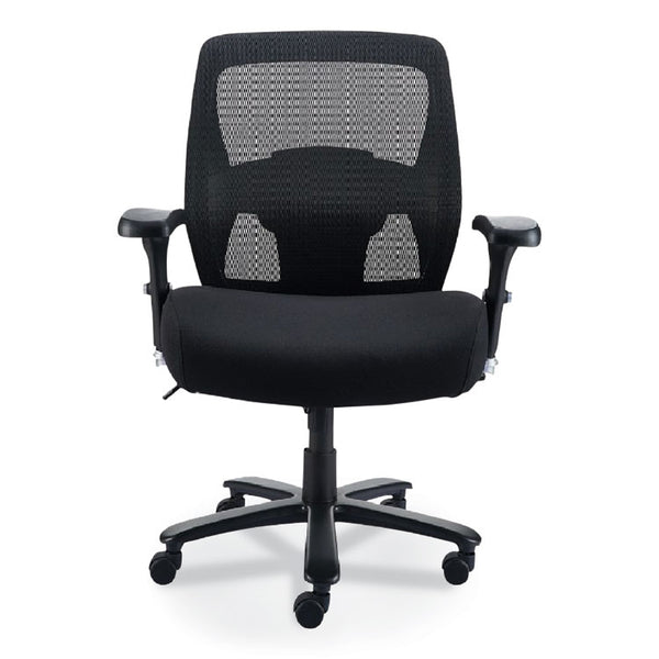 Alera® Alera Faseny Series Big and Tall Manager Chair, Supports Up to 400 lbs, 17.48" to 21.73" Seat Height, Black Seat/Back/Base (ALEFN44B14)