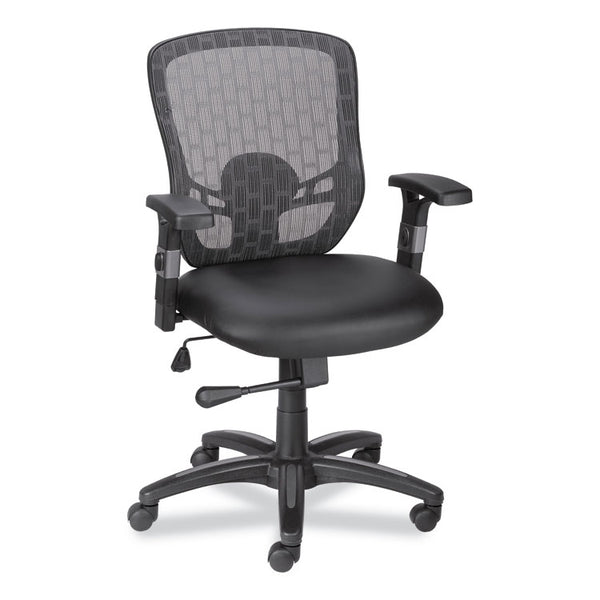 Alera® Alera Linhope Chair, Supports Up to 275 lb, Black Seat/Back, Black Base (ALELH42B14)