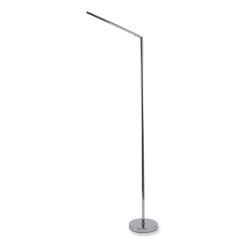 PureOptics LED Floor Lamp, 52.2" Tall, Silver Base (BOSVLED560F) Each