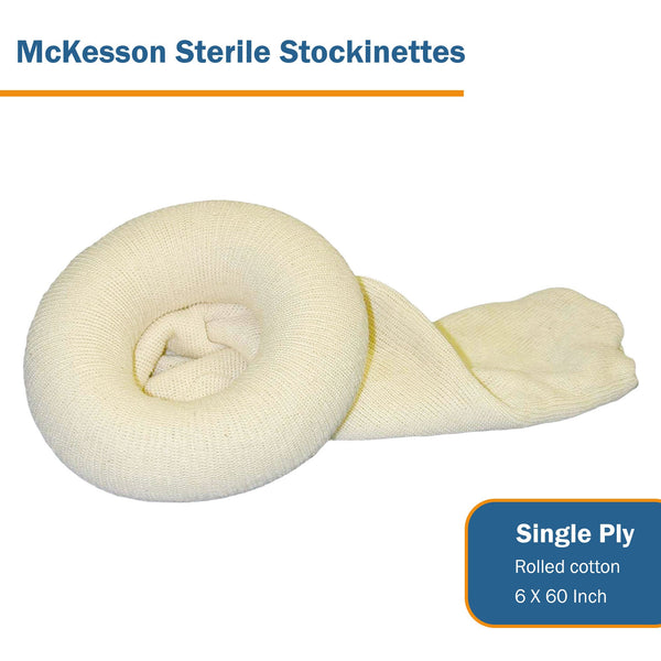 McKesson Surgical Stockinette Tubular 6 X 60 Inch Sterile (457698_EA) 1/EA
