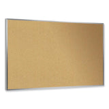 Ghent Natural Cork Bulletin Board with Frame, 72.5 x 48.5, Tan Surface, Natural Oak Frame, Ships in 7-10 Business Days (GHEWK46)