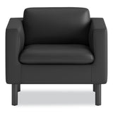 HON® Parkwyn Series Club Chair, 33" x 26.75" x 29", Black Seat, Black Back, Black Base (HONVP3LCHRBLK)