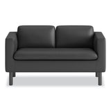 HON® Parkwyn Series Loveseat, 53.5w x 26.75d x 29h, Black (HONVP3LLOVEBLK)