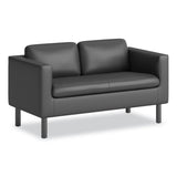 HON® Parkwyn Series Loveseat, 53.5w x 26.75d x 29h, Black (HONVP3LLOVEBLK)