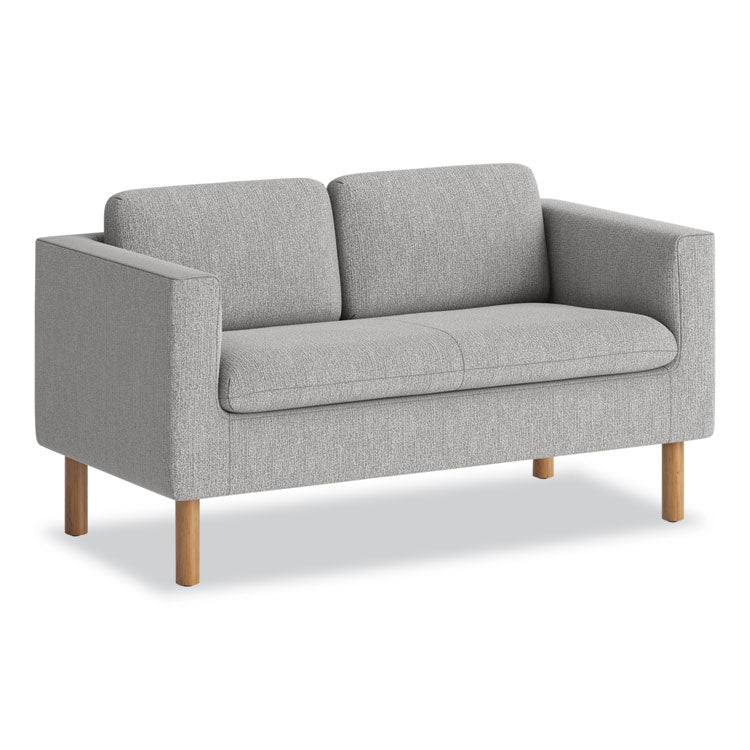 HON® Parkwyn Series Loveseat, 53.5w x 26.75d x 29h, Gray (HONVP3LLOVEGRY)