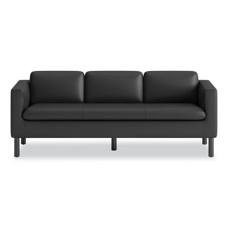 HON® Parkwyn Series Sofa, 77w x 26.75d x 29h, Black (HONVP3LSOFABLK)