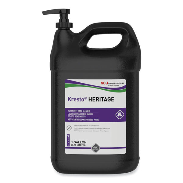 SC Johnson Professional® Kresto Heritage Heavy Duty Hand Cleaner, Fresh Scent, 1 gal Bottle Refill, 4/Carton (SJN9102)