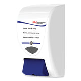 SC Johnson Professional® Cleanse Hand, Hair and Body Dispenser, 2 L, 6.4 x 5.7 x 11.5, White/Blue, 15/Carton (SJNSHW2LDP)